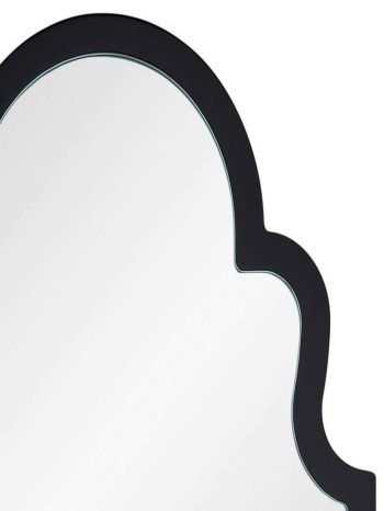 BLACK ARCH DECORATIVE MIRROR