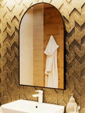 LORD BLACK MODERN MIRROR