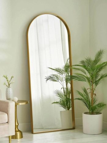 GOLDEN FULL LENGTH ARCH MIRROR