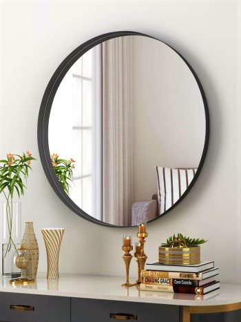 ROUND MODERN PC MIRROR