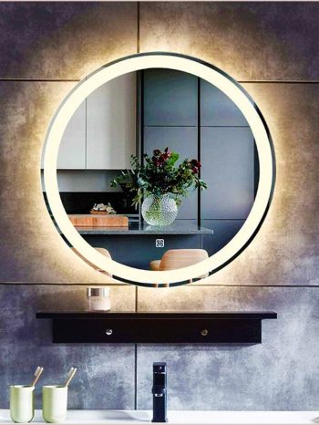 ROUND BACKLIT TOUCH MIRROR