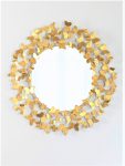 GOLDEN CHARMING BUTTERFLY MIRROR