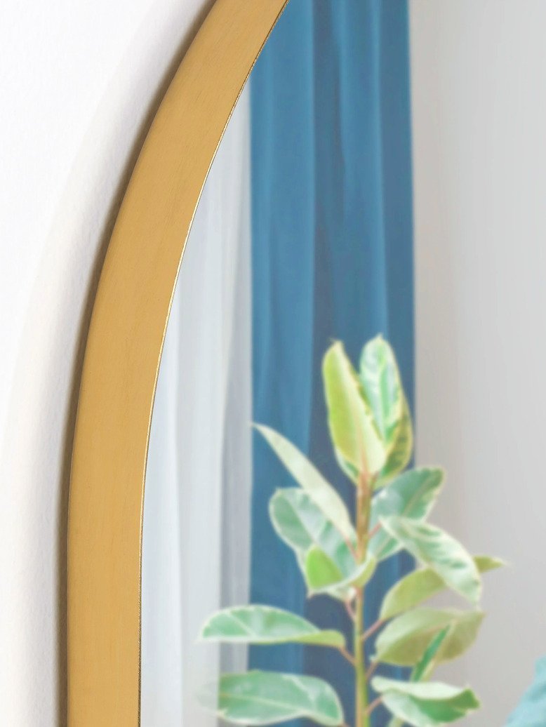 BRASS CAPSULE LONG MIRROR