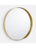 BRASS ROUND MIRROR
