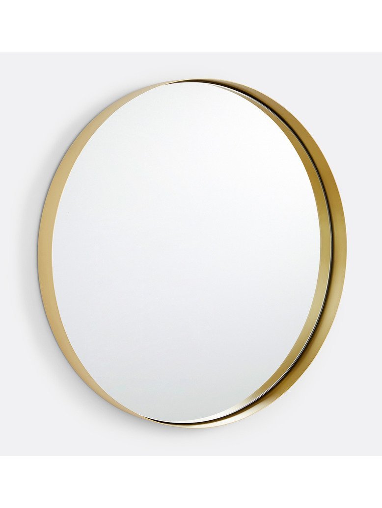 BRASS ROUND MIRROR