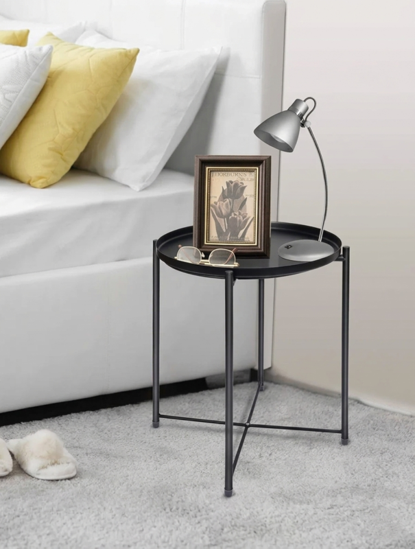 METAL TOP TRAY TABLE