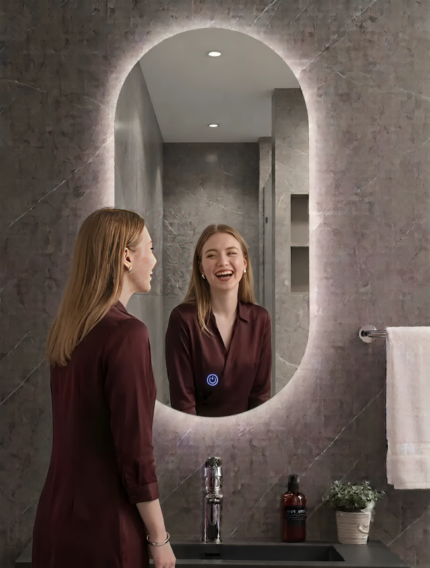 PILL LED BACKLIT MIRROR
