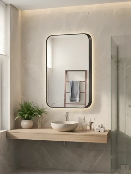 AINA ALUMINIUM FRAMED MIRROR