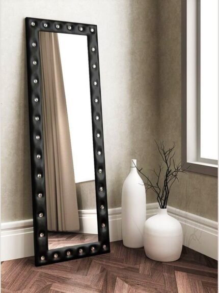 BLACK LEATHER LONG