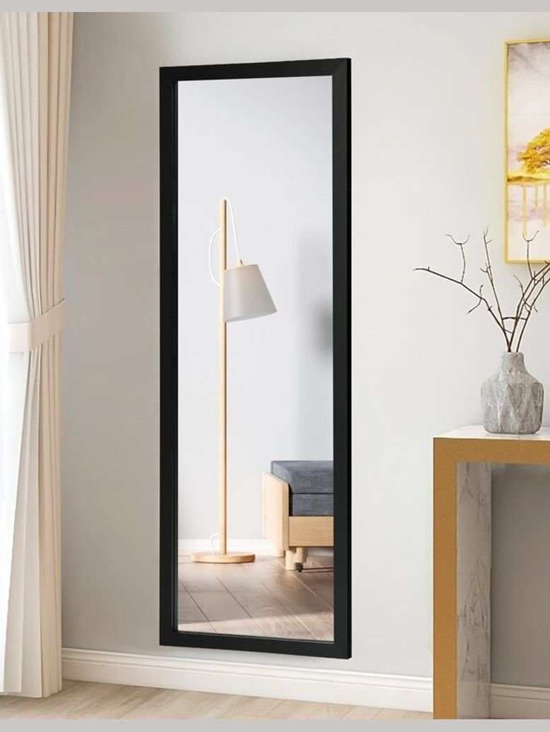 BLACK TRADITIONAL LONG MIRROR