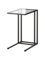 C SHAPED METAL TABLE