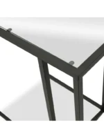 C SHAPED METAL TABLE - Image 3